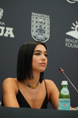 Dua Lipa - Sunny Hill Festival Press Conference in Pristina, Kosovo 08/02/2019