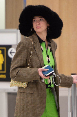 Dua Lipa - JFK Airport in New York 02/03/2019