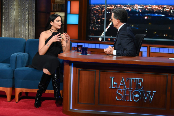 Dua Lipa - The Late Show with Stephen Colbert in New York 02/03/2022