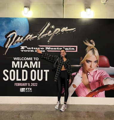 Dua Lipa - FTX Arena in Miami 02/08/2022