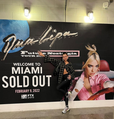 Dua Lipa - FTX Arena in Miami 02/08/2022