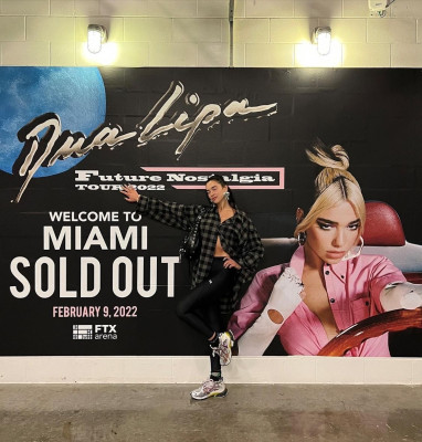 Dua Lipa - FTX Arena in Miami 02/08/2022