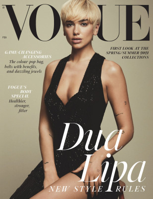 Dua Lipa by Emma Summerton for Vogue UK // Feb 2021