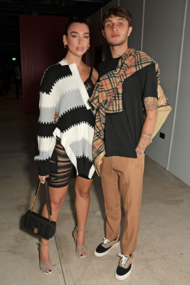 Dua Lipa - Burberry Show at London Fashion Week 09/16/2019