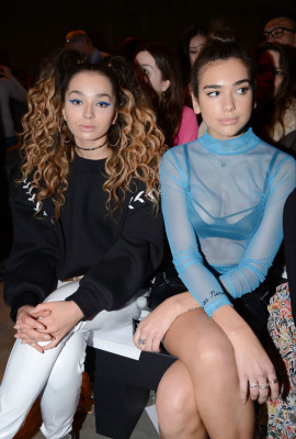 DUA LIPA at Topshop Unique Show in London 02/19/2017
