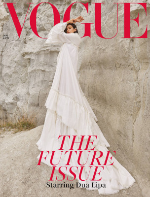 Dua Lipa by Nadine Injever for Vogue UK January 2019