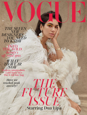 Dua LIpa by Nadine Injever for Vogue UK January 2019