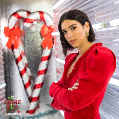 Dua Lipa by Zack Massey for Kiss FM Jingle Ball in Los Angeles 11/30/2018