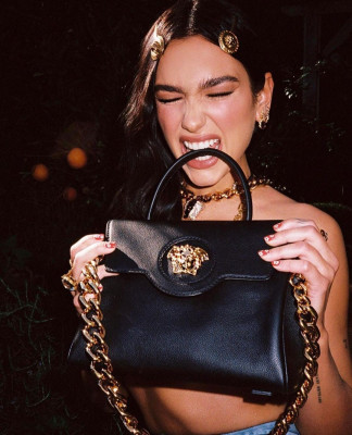 Dua Lipa for «Medusa» Versace — 2021