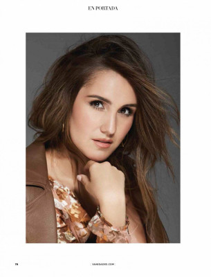 Dulce Maria in Vanidades Mexico, September 2018