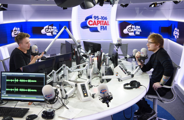 Ed Sheeran at Capital FM 03/01/2017