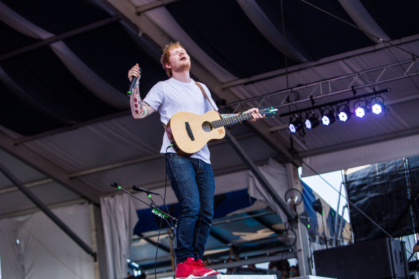 Ed Sheeran - New Orleans Jazz &amp; Heritage Festival - Day 6 05/02/2015