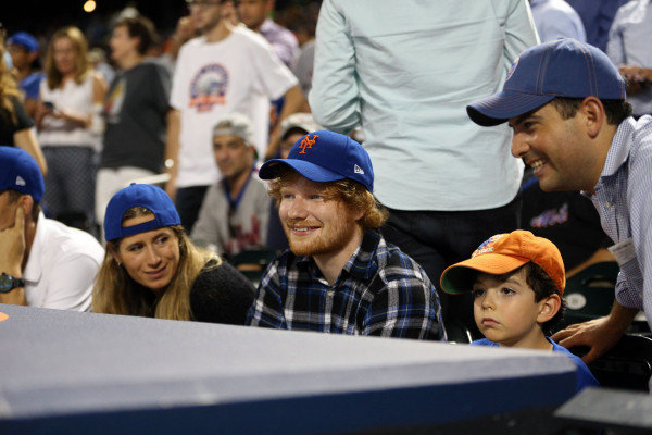 Ed Sheeran - Philadelphia Phillies V New York Mets 09/02/2015