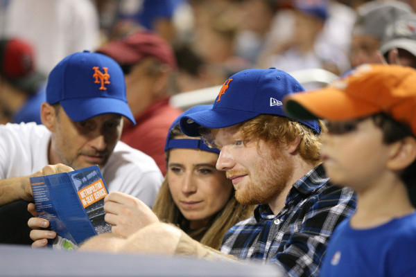 Ed Sheeran - Philadelphia Phillies V New York Mets 09/02/2015