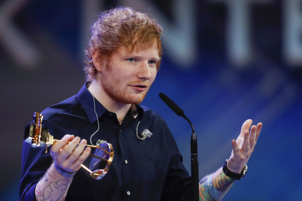 Ed Sheeran at Goldene Kamera 03/04/2017