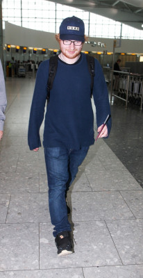 Ed Sheeran - Heathrow Airport in London 09/07/2016