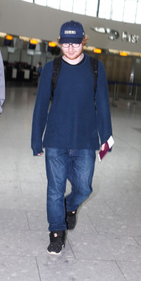 Ed Sheeran - Heathrow Airport in London 09/07/2016