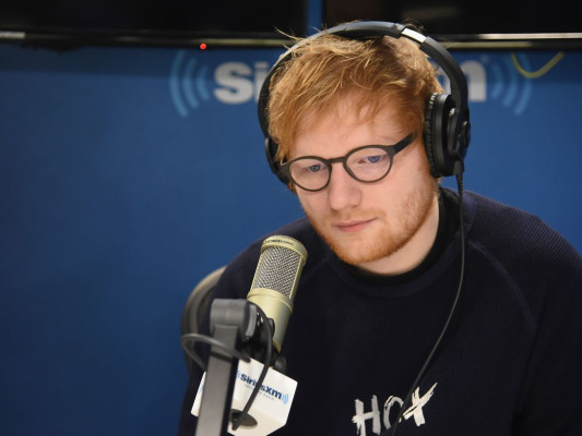 Ed Sheeran at SiriusXM 01/13/2017