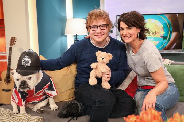 Ed Sheeran at Fruehstuecksfernsehen in Berlin 03/14/2017