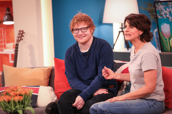 Ed Sheeran at Fruehstuecksfernsehen in Berlin 03/14/2017