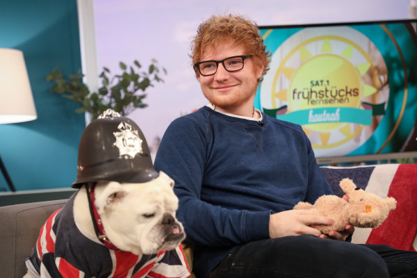 Ed Sheeran at Fruehstuecksfernsehen in Berlin 03/14/2017