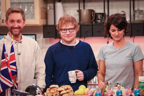 Ed Sheeran at Fruehstuecksfernsehen in Berlin 03/14/2017