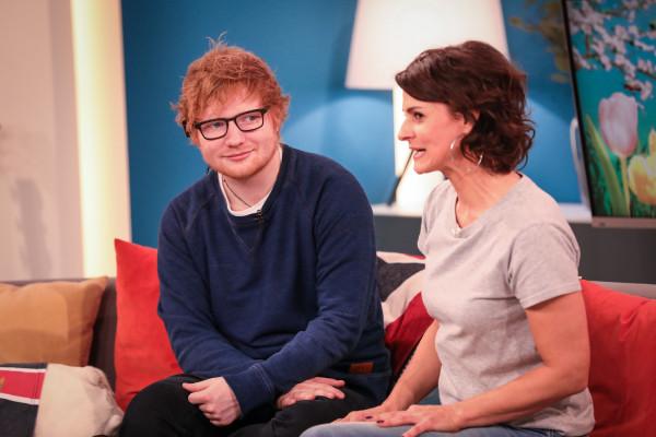 Ed Sheeran at Fruehstuecksfernsehen in Berlin 03/14/2017