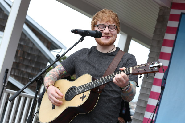 Ed Sheeran at Mix 104.1 Radio in Mix Beach House 07/14/2017