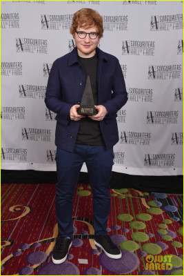 Ed Sheeran at 48th Annual Songwriters Hall Of Fame in New York 06/15/2017