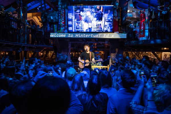 Ed Sheeran - Austria gig - Hintertux 12/15/2017