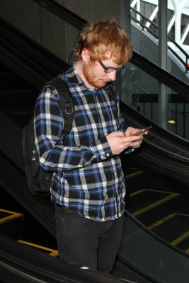 Ed Sheeran at LAX 05/18/2015