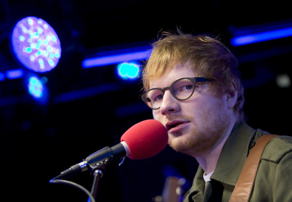 Ed Sheeran at BBC Radio 1 02/21/2017