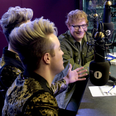 Ed Sheeran at BBC Radio 1 02/21/2017