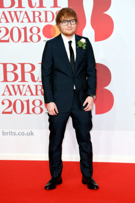 Ed Sheeran - BRIT Awards in London 02/21/2018