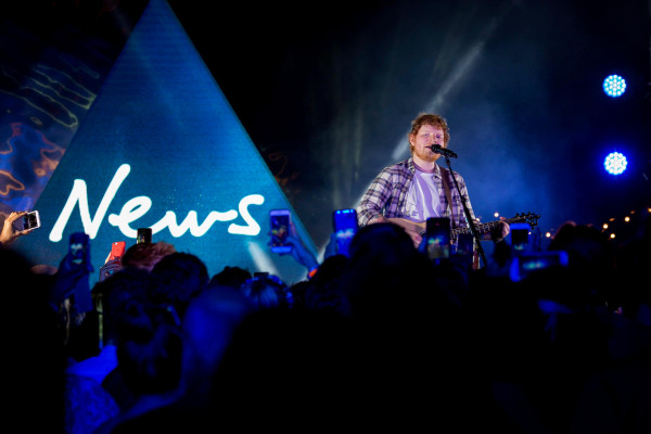 Ed Sheeran at News UK Guest Show in Cannes 06/21/2017