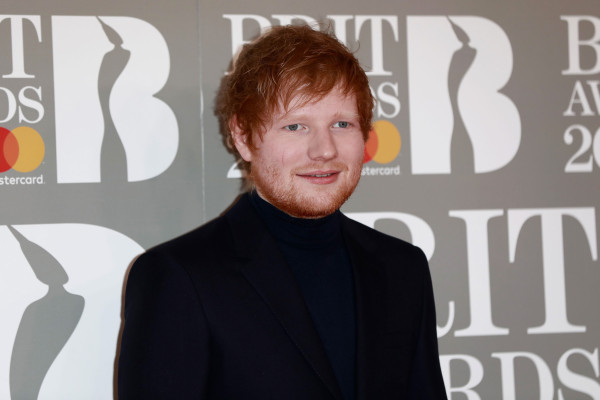 Ed Sheeran at The BRIT Awards 02/22/2017