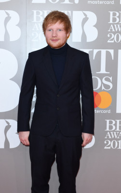 Ed Sheeran at The BRIT Awards 02/22/2017