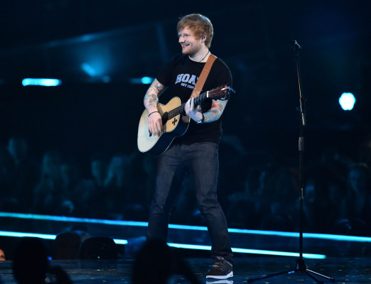 Ed Sheeran at The BRIT Awards 02/22/2017