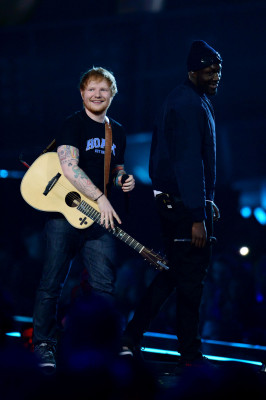 Ed Sheeran at The BRIT Awards 02/22/2017