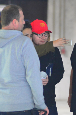 Ed Sheeran at the airport Rio de Janeiro 05/24/2017