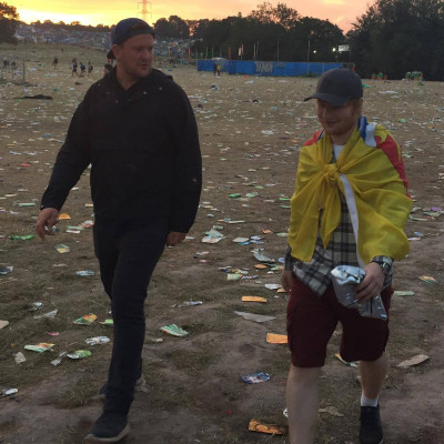 Ed Sheeran at Glastonbury Festival 06/25/2017