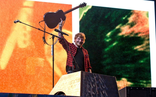 Ed Sheeran at Glastonbury Festival 06/25/2017