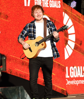 Ed Sheeran - Global Citizen Festival in New York 09/26/2015