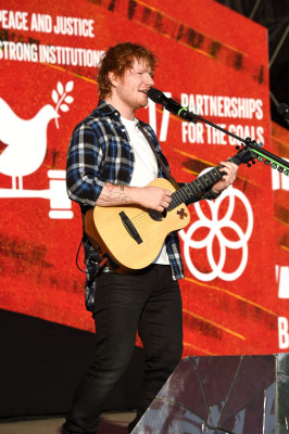 Ed Sheeran - Global Citizen Festival in New York 09/26/2015