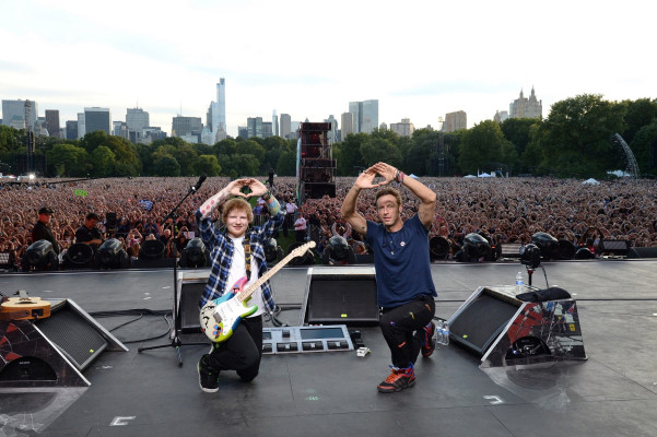 Ed Sheeran - Global Citizen Festival in New York 09/26/2015