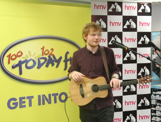 Ed Sheeran - HMV in Dublin 07/31/2014