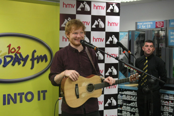 Ed Sheeran - HMV in Dublin 07/31/2014