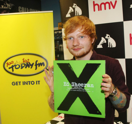 Ed Sheeran - HMV in Dublin 07/31/2014