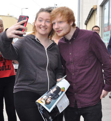Ed Sheeran - Radio Promo Tour in Dublin 07/31/2014