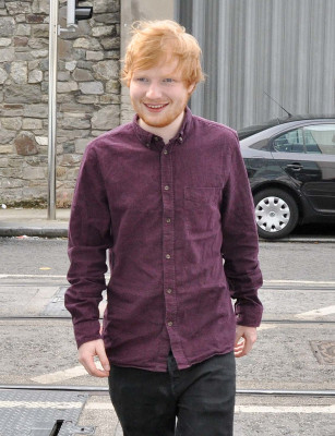 Ed Sheeran - Radio Promo Tour in Dublin 07/31/2014